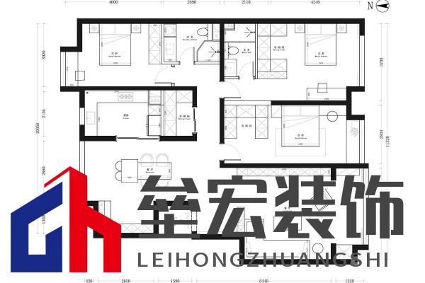 世華水岸-現(xiàn)代簡(jiǎn)約-170㎡