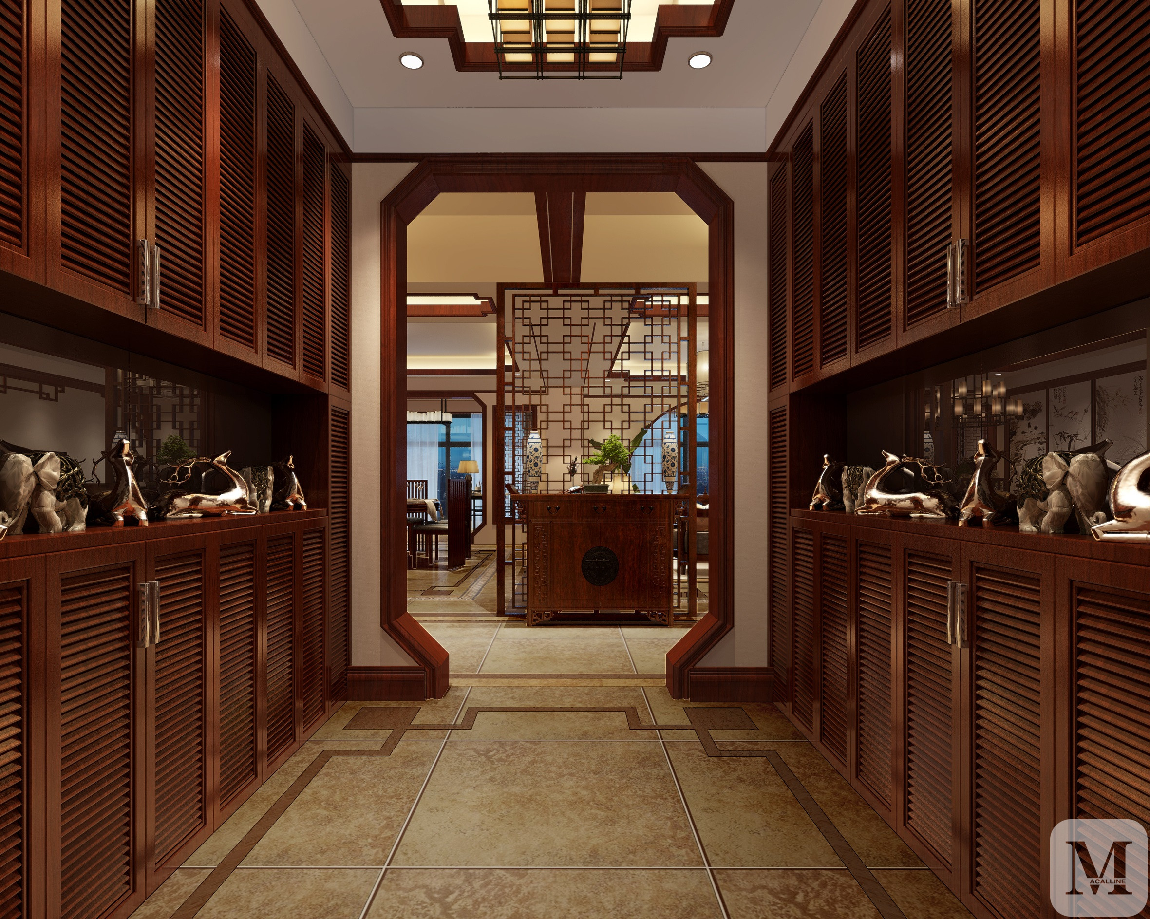 廈門新中式風格裝修_現代和中式混搭風格裝修效果圖_中式別墅風格裝修