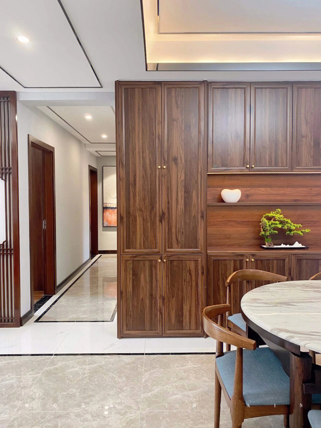 廈門新中式風格裝修_中式別墅風格裝修_現代和中式混搭風格裝修效果圖