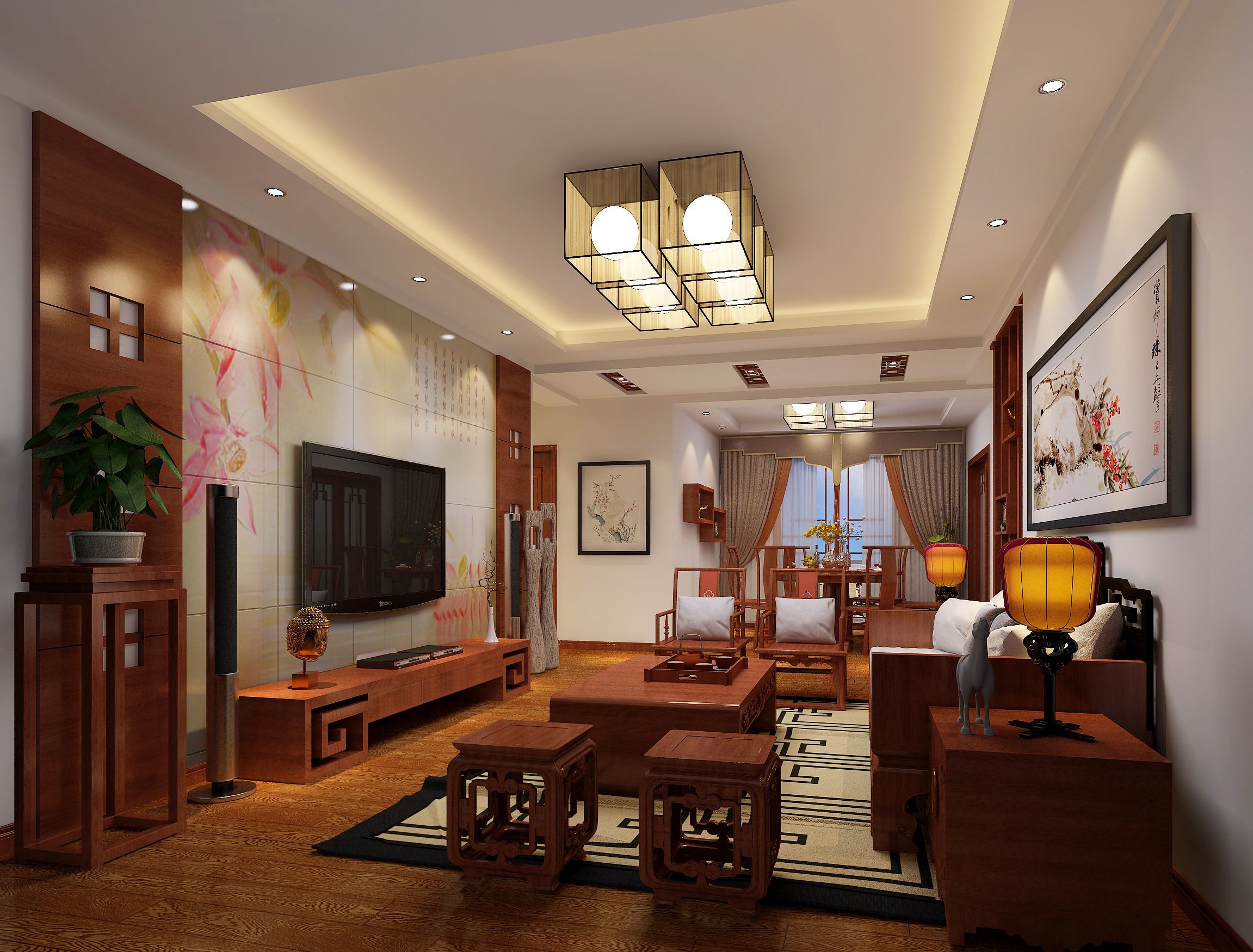 廈門(mén)新中式家具_(dá)廈門(mén)有家裝飾新中式裝修報(bào)價(jià)一覽表_廈門(mén)中式別墅