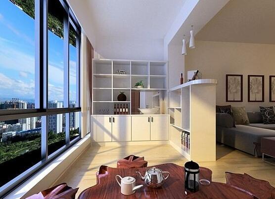家庭裝修，陽臺這么改造，美觀又實用，太聰明了