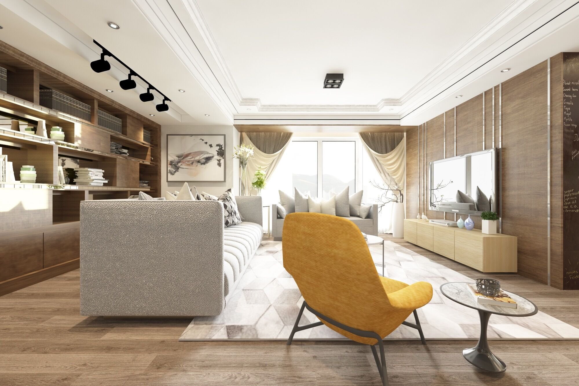 240平米的現(xiàn)代風(fēng)格，原來復(fù)式還可以這樣裝修！