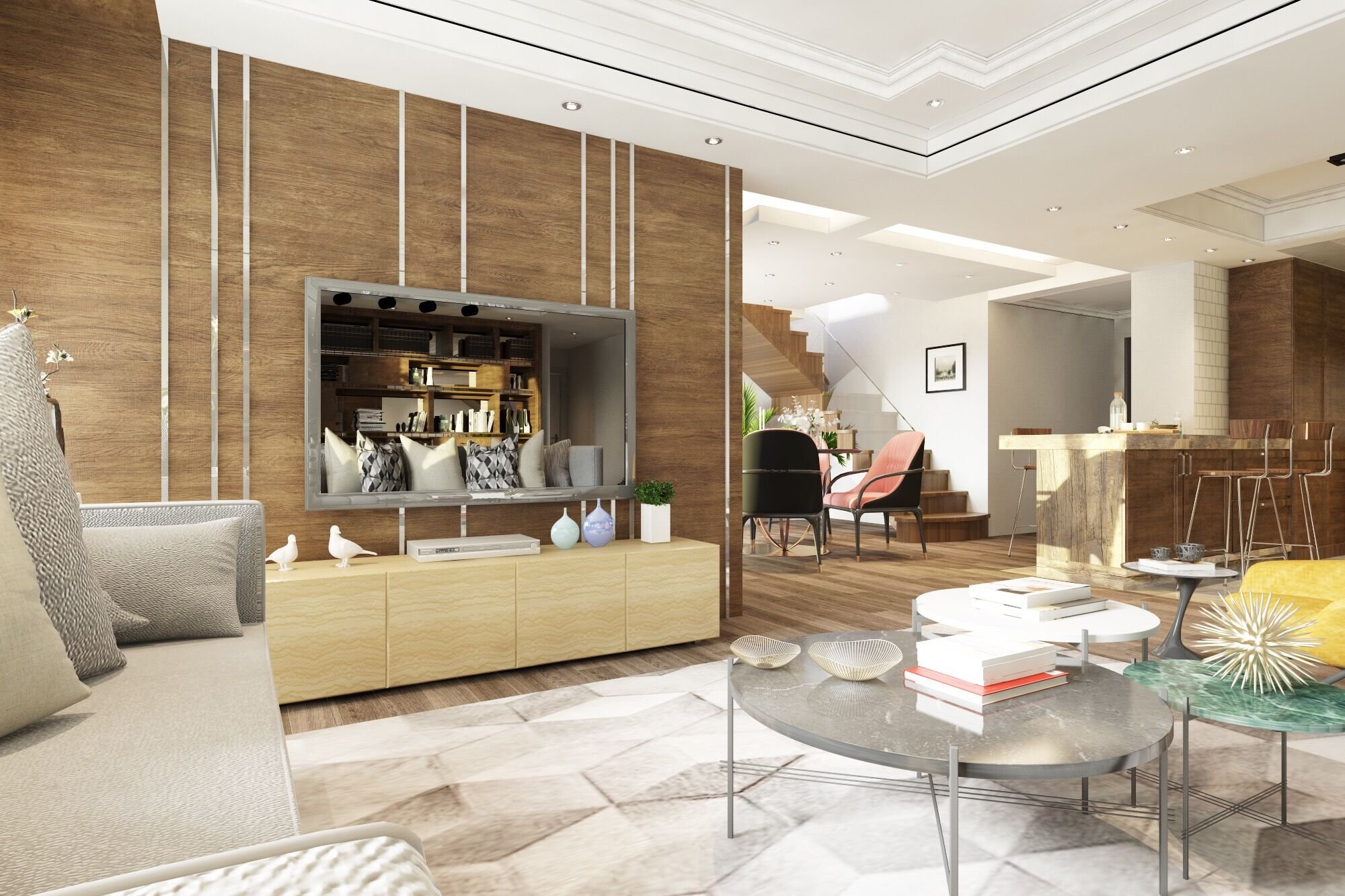 240平米的現(xiàn)代風(fēng)格，原來復(fù)式還可以這樣裝修！