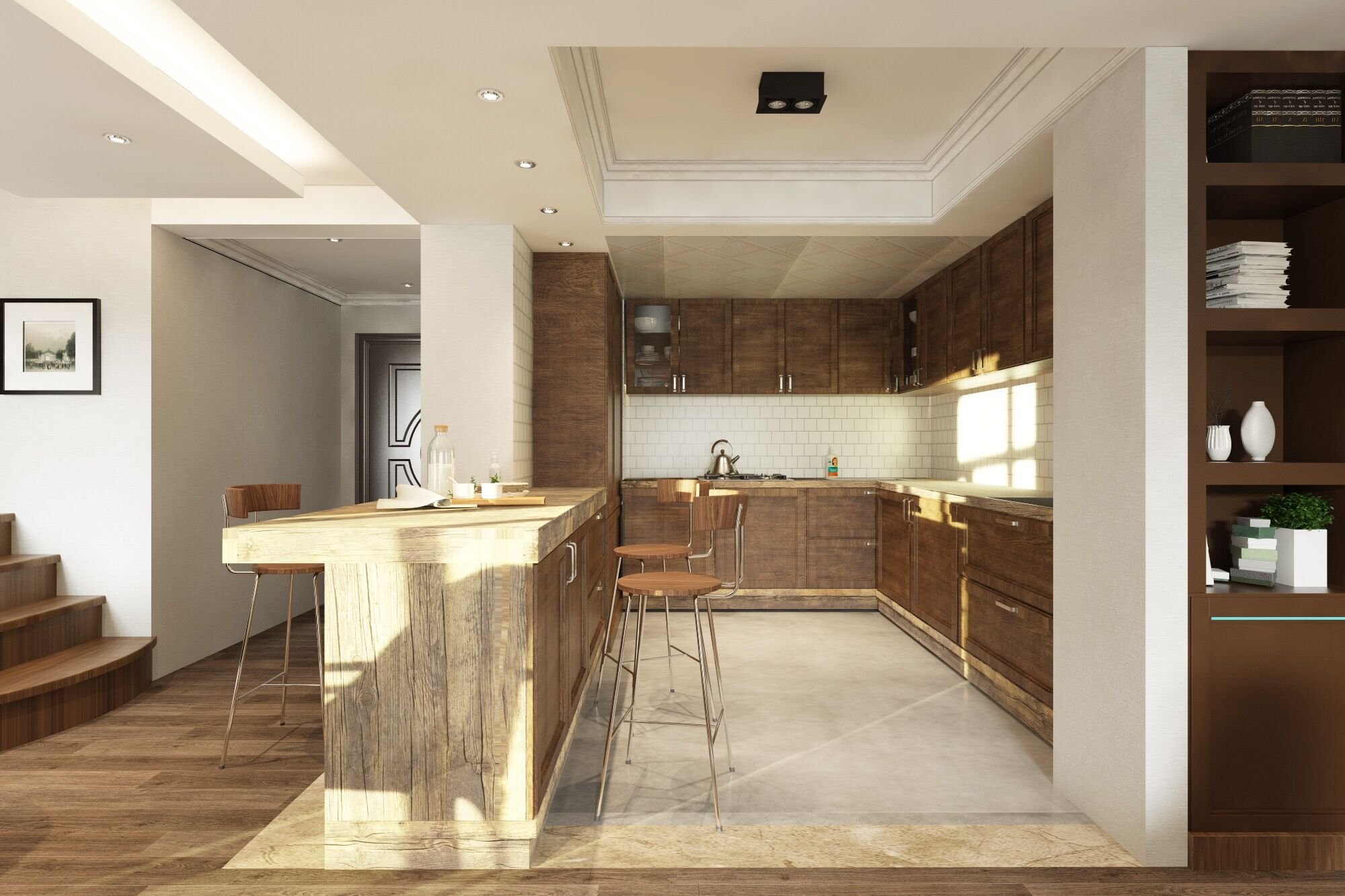 240平米的現(xiàn)代風(fēng)格，原來復(fù)式還可以這樣裝修！