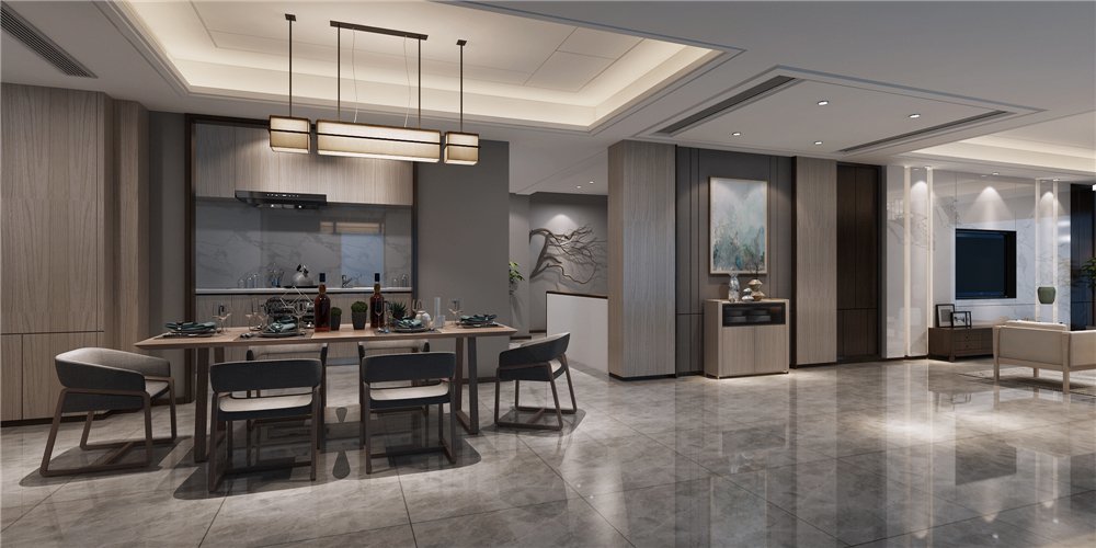 我家裝修的360平米中式風(fēng)格，半包花了22萬元，值不值？-正榮學(xué)府壹號(hào)裝修