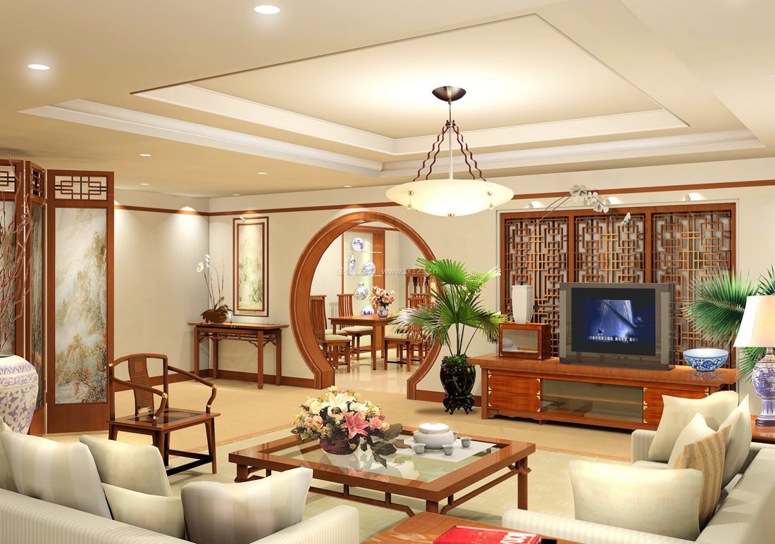 廈門中式別墅_廈門中式小區(qū)_廈門新中式裝修風格