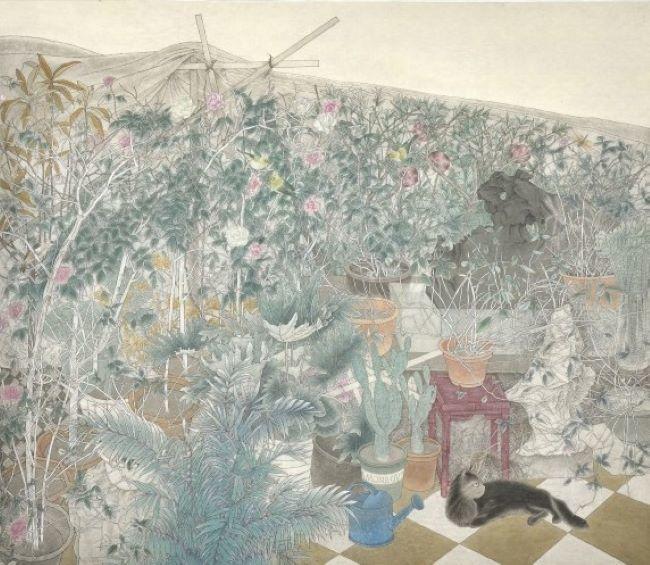 廈門工筆畫_廈門裝飾畫工廠_廈門工筆裝飾