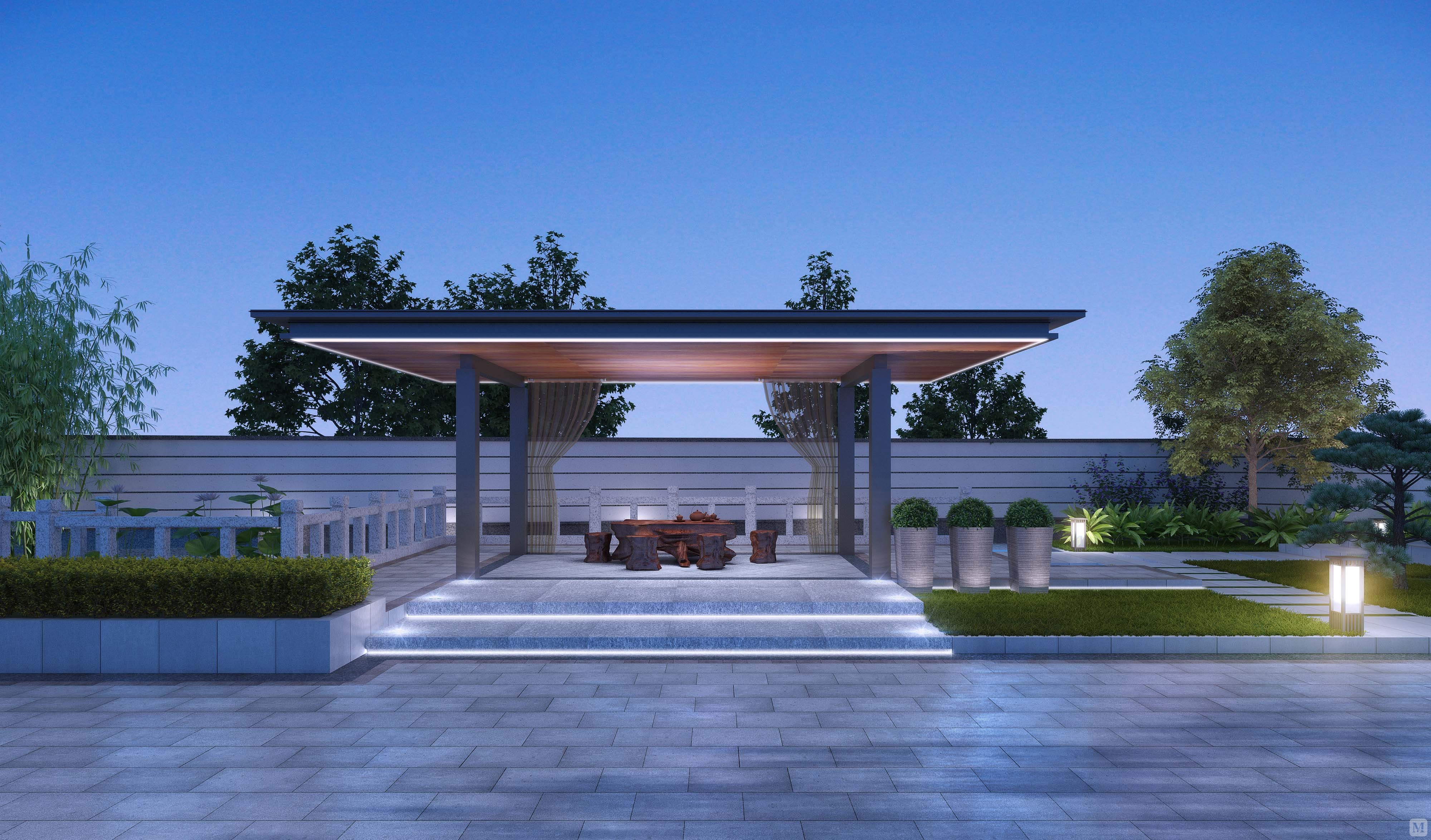 廈門院子裝修_廈門裝修院子價格多少_廈門院子