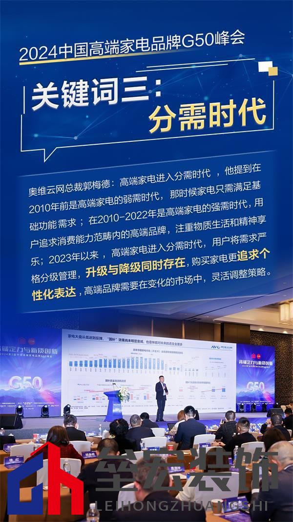 2024高端家電G50峰會(huì)舉行 四大關(guān)鍵詞洞見行業(yè)未來